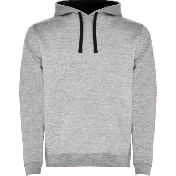 Kapuzenpullover Urban  in Farbe Heather Grey/Black