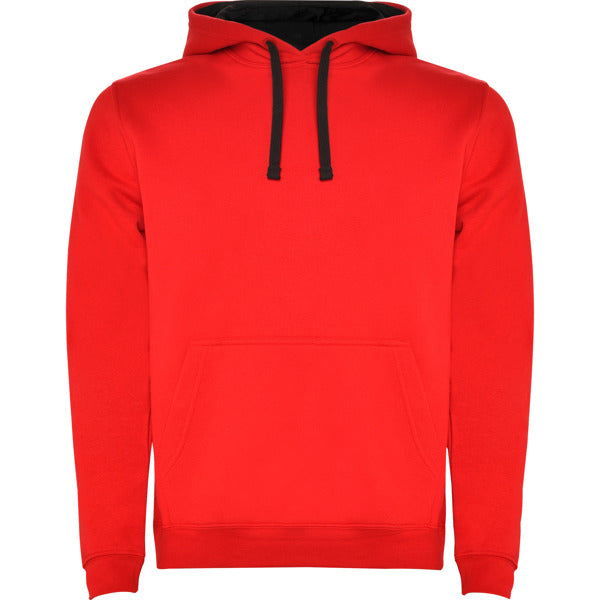 Kapuzenpullover Urban  in Farbe Red/Black