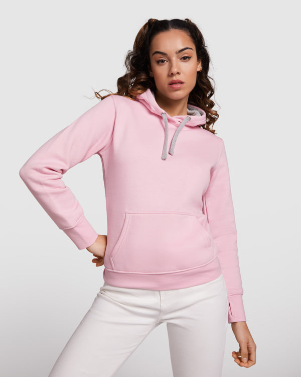 Kapuzenpullover Urban Woman  in Farbe White
