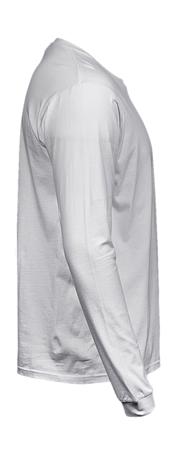  Long Sleeve Fashion Sof Tee in Farbe White
