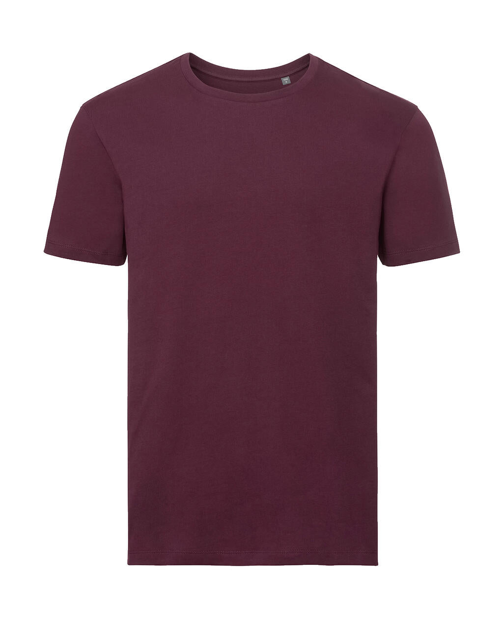  Men's Pure Organic Tee  in Farbe Burgundy