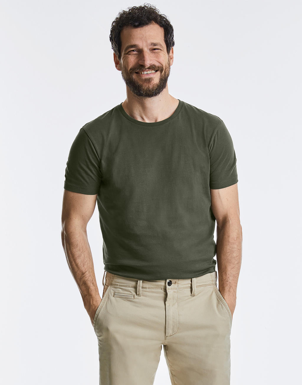  Men's Pure Organic Tee  in Farbe White