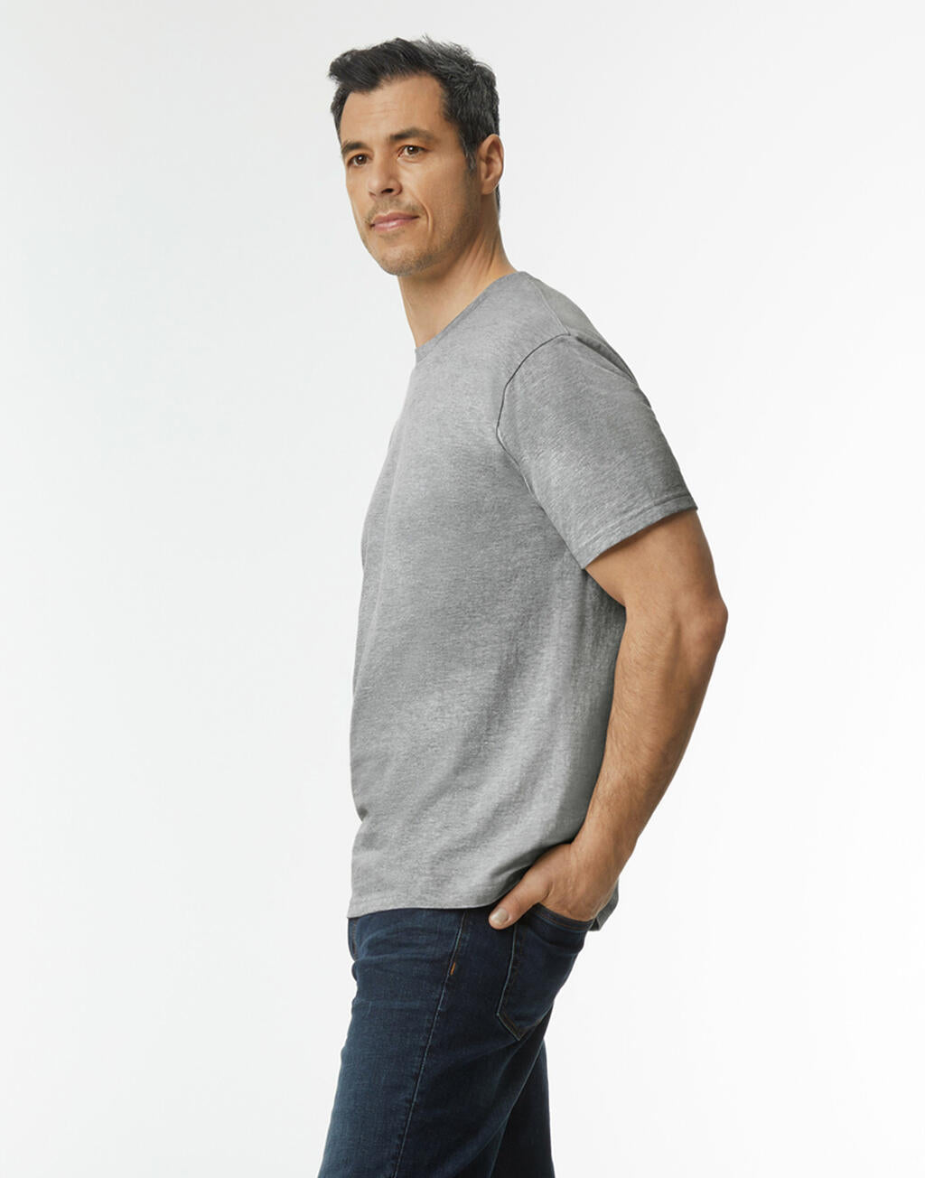 Softstyle Midweight Adult T-Shirt in Farbe White