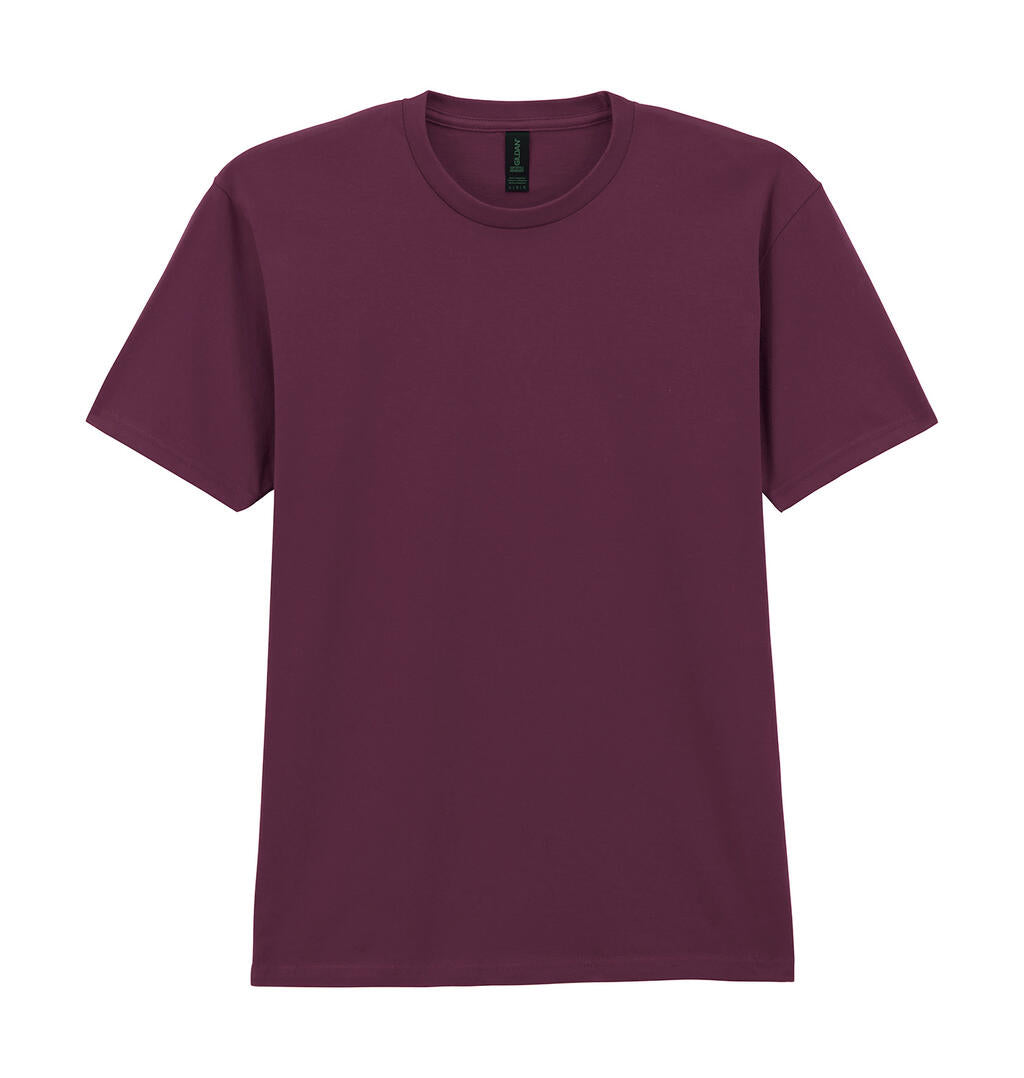Softstyle Midweight Adult T-Shirt in Farbe Maroon