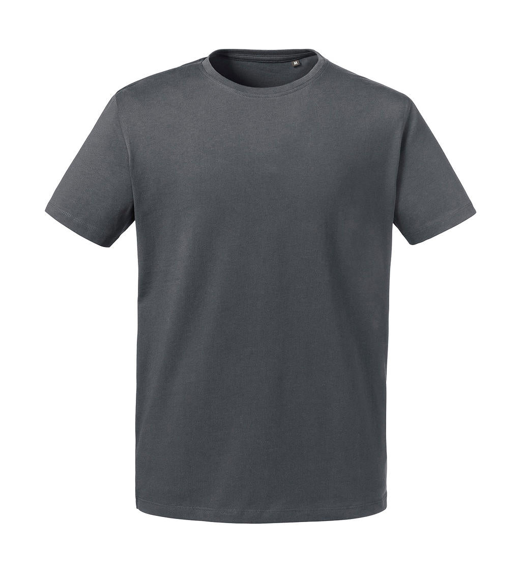  Men's Pure Organic Heavy Tee in Farbe Convoy Grey