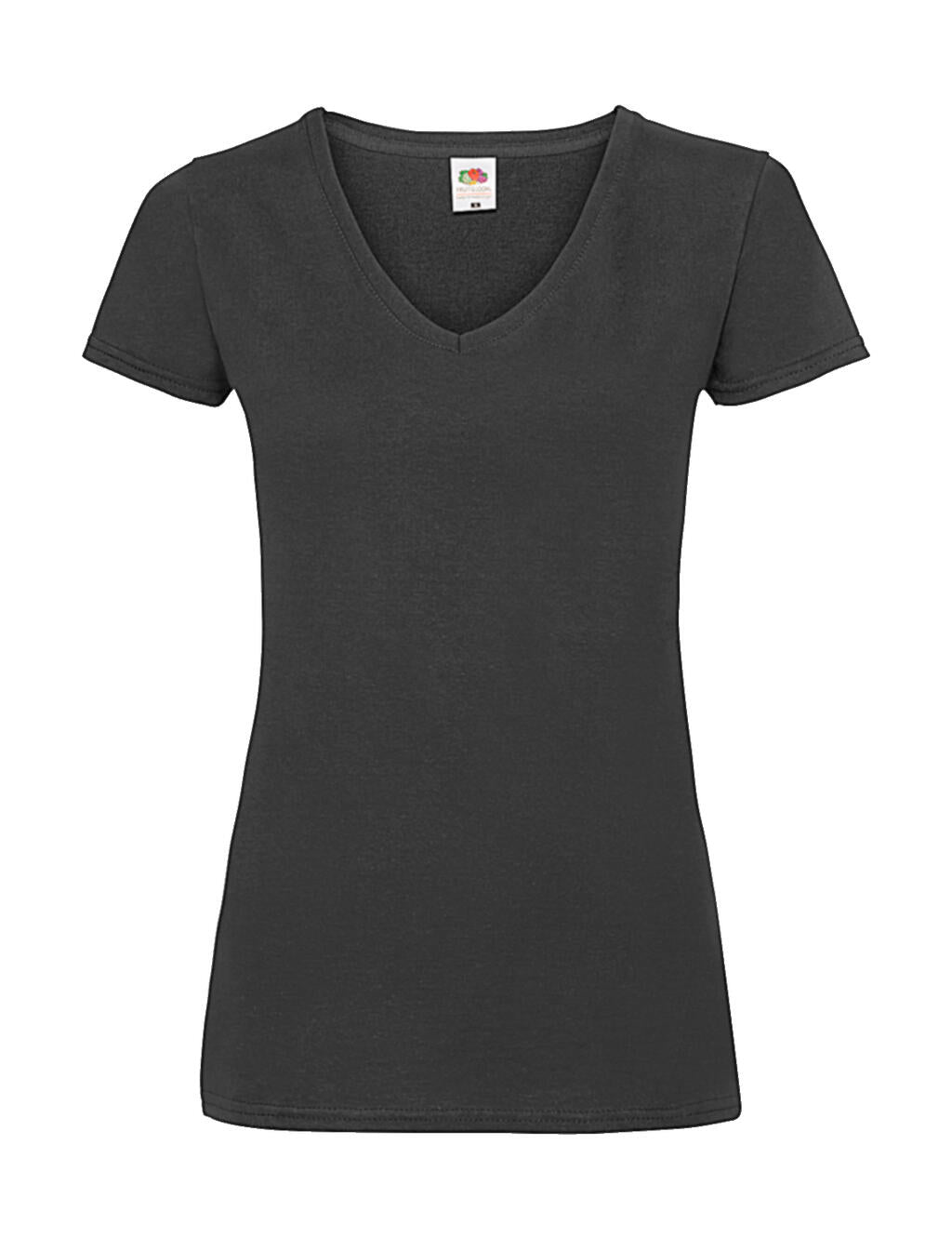  Ladies' Valueweight V-Neck T in Farbe Black