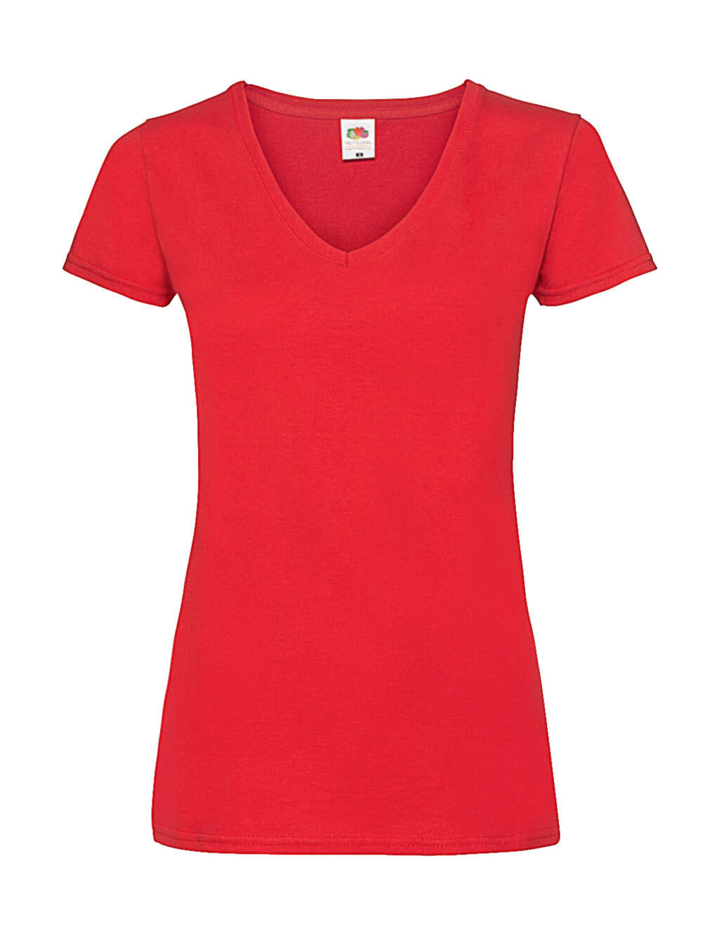  Ladies' Valueweight V-Neck T in Farbe Red