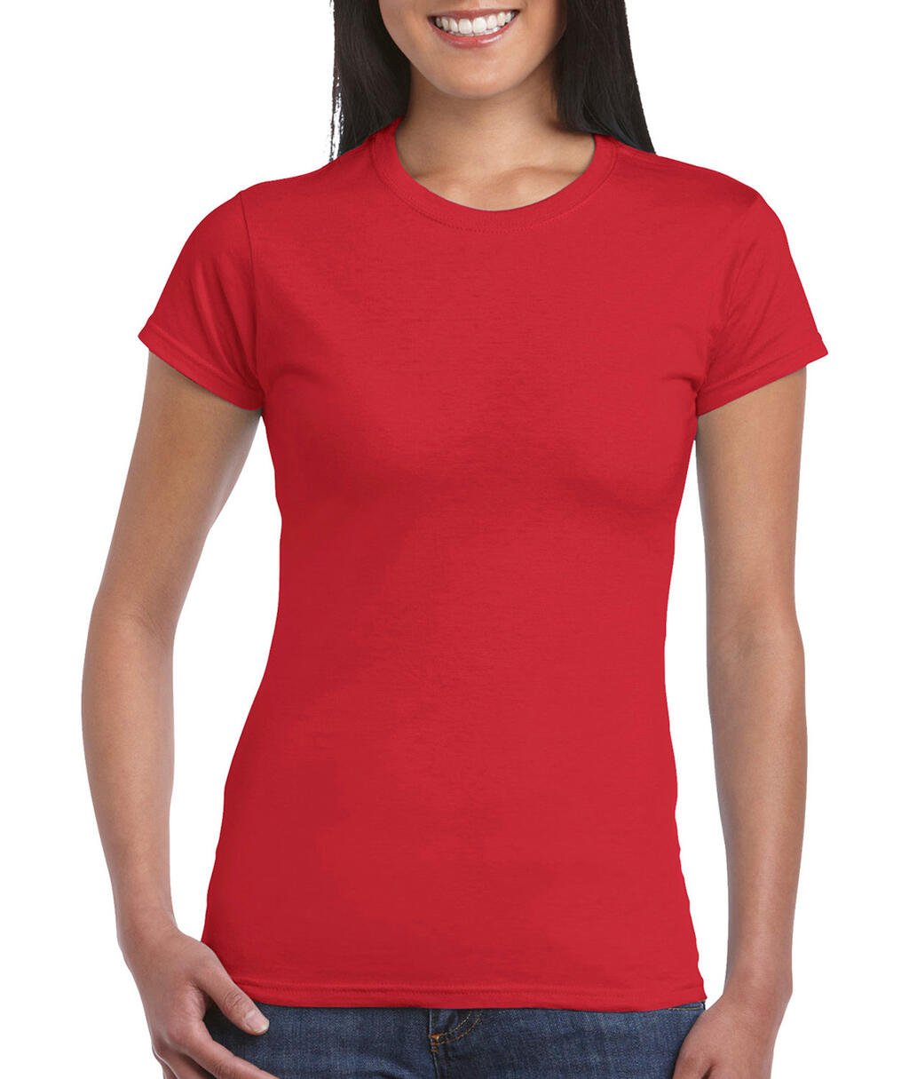 Damen T-Shirt Gildan – 64000L – S / Red