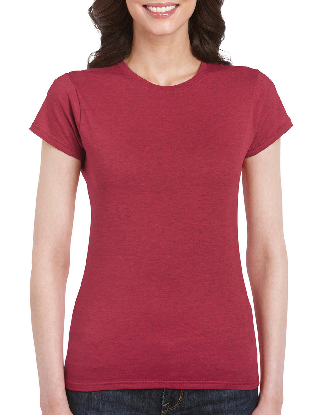 Softstyle Women's T-Shirt in Farbe Antique Cherry Red