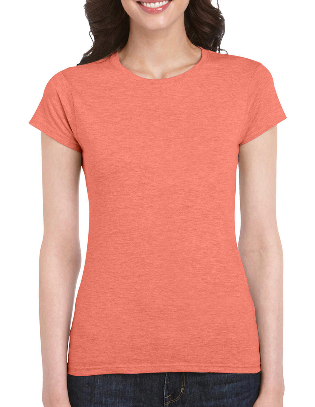 Softstyle Women's T-Shirt in Farbe Heather Orange