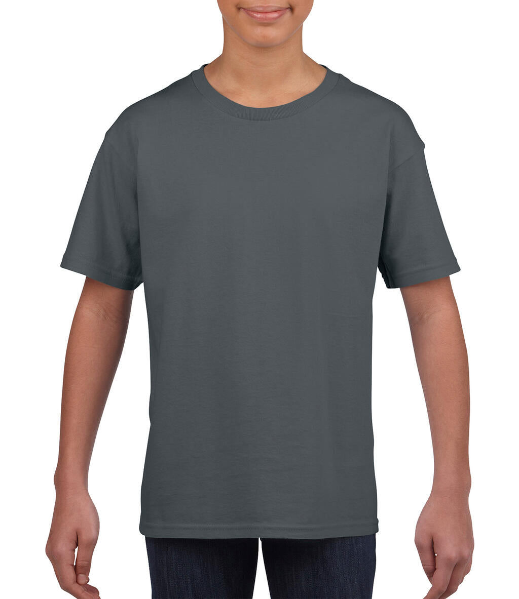  Softstyle® Youth T-Shirt in Farbe Charcoal