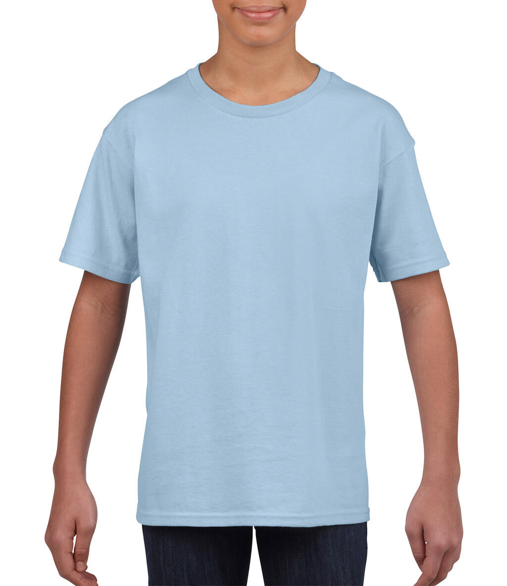  Softstyle® Youth T-Shirt in Farbe Light Blue