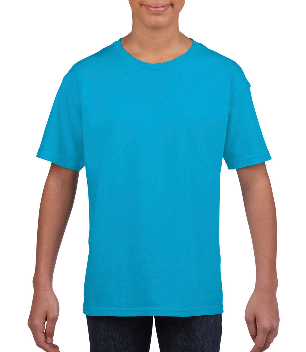  Softstyle® Youth T-Shirt in Farbe Sapphire