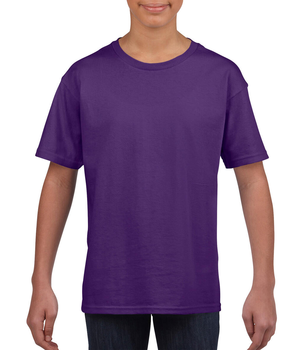  Softstyle® Youth T-Shirt in Farbe Purple