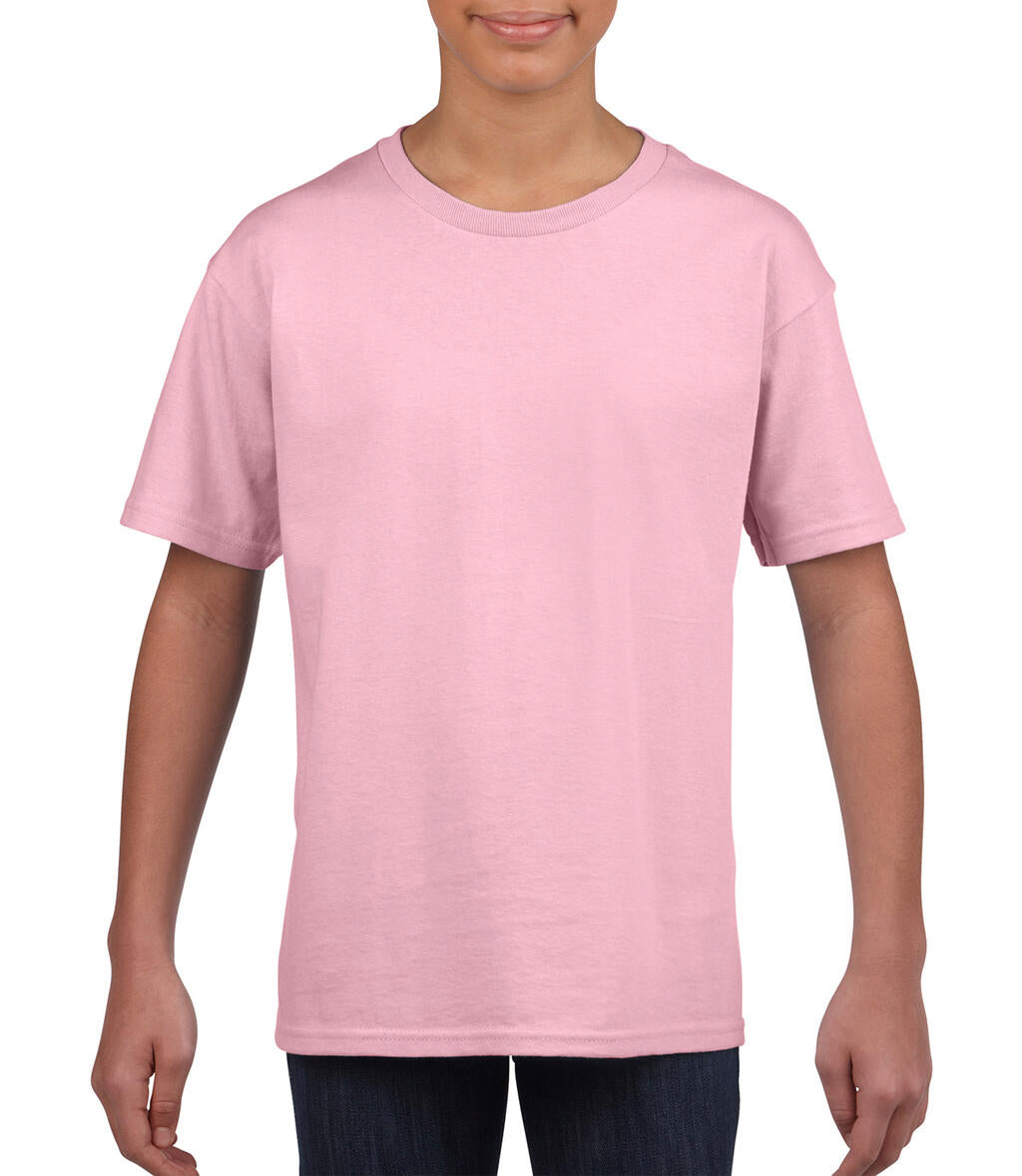  Softstyle® Youth T-Shirt in Farbe Light Pink