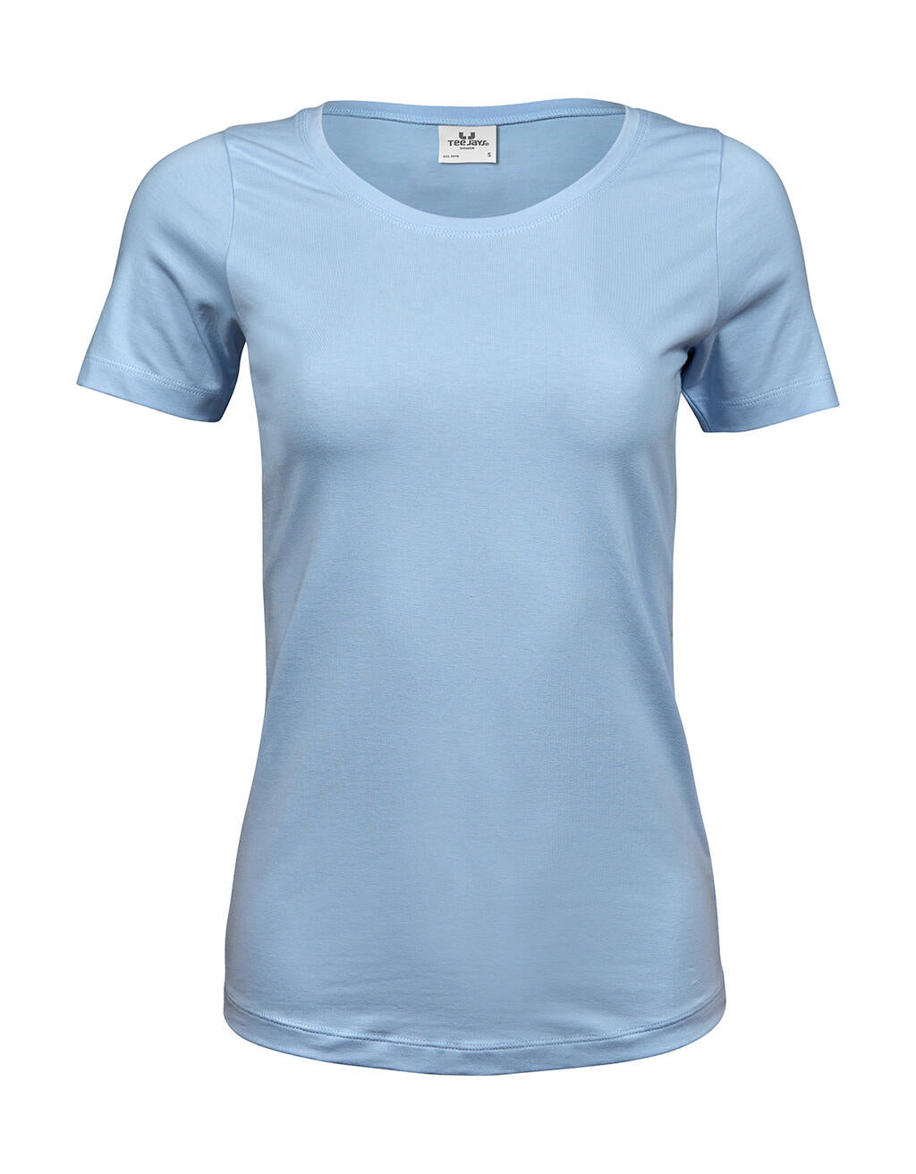  Ladies' Stretch Tee in Farbe Light Blue