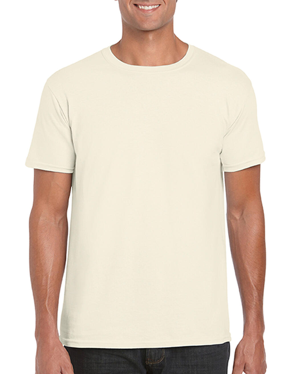  Softstyle® Ring Spun T-Shirt in Farbe Natural