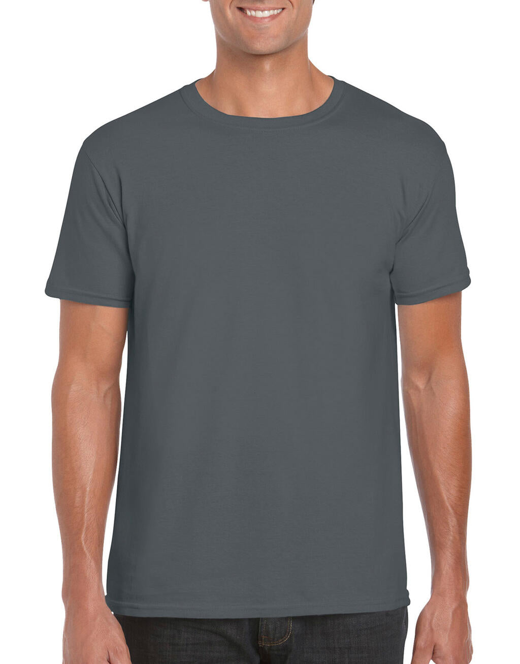  Softstyle® Ring Spun T-Shirt in Farbe Charcoal