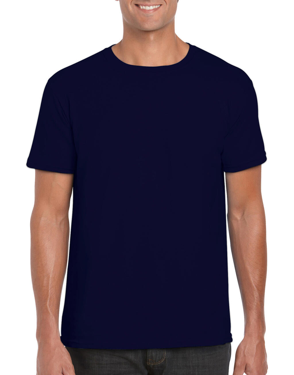  Softstyle® Ring Spun T-Shirt in Farbe Navy