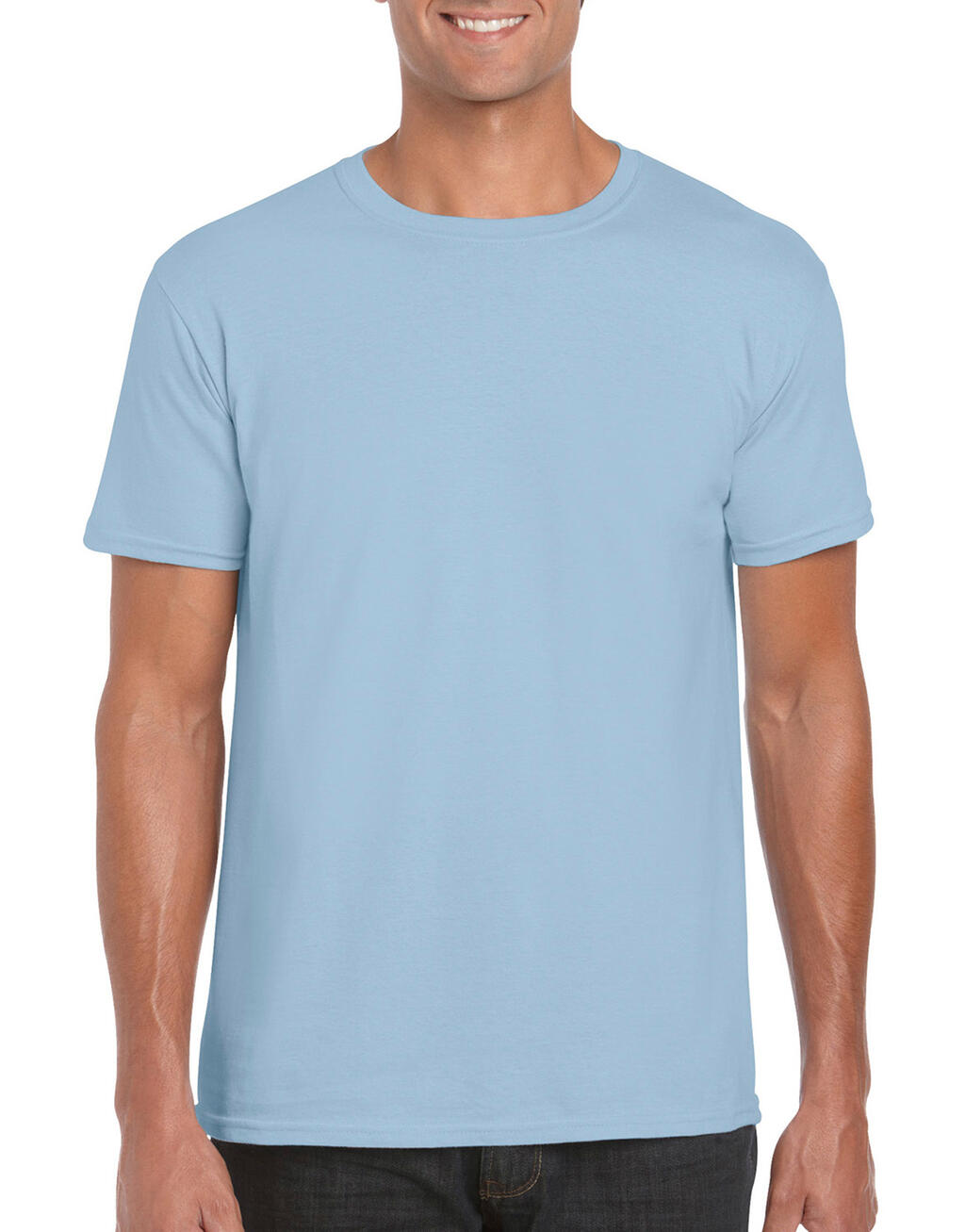  Softstyle® Ring Spun T-Shirt in Farbe Light Blue