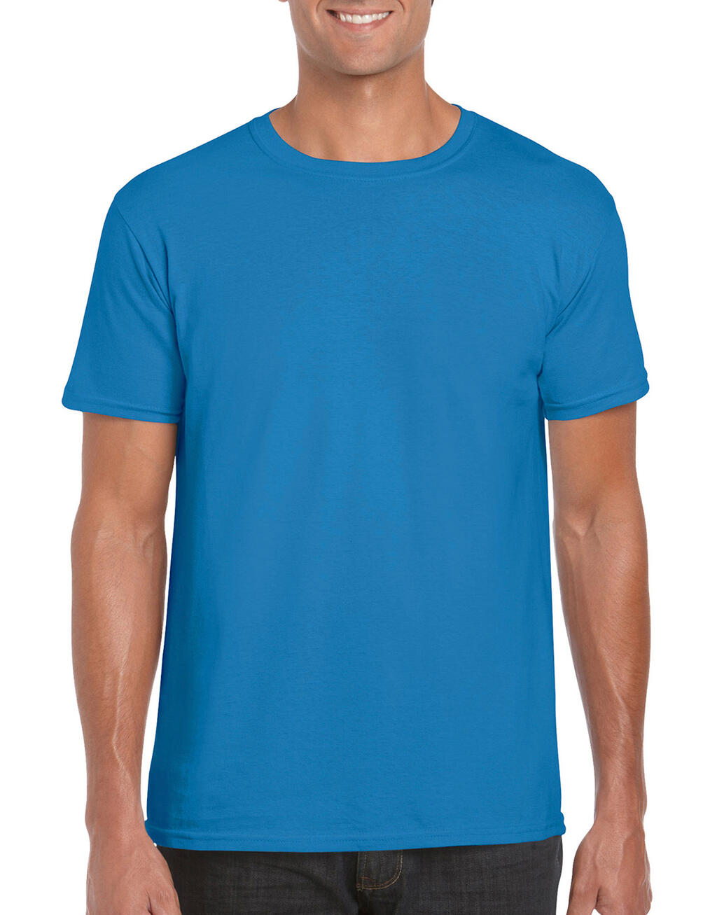  Softstyle® Ring Spun T-Shirt in Farbe Sapphire