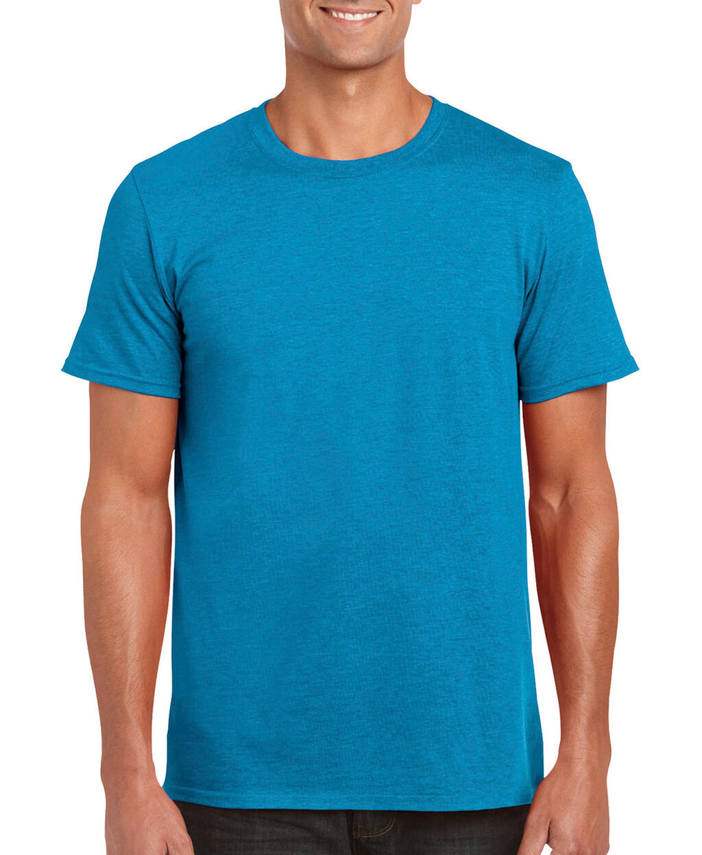  Softstyle® Ring Spun T-Shirt in Farbe Antique Sapphire