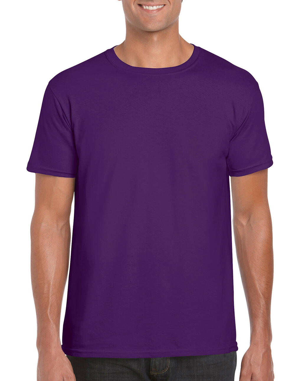  Softstyle® Ring Spun T-Shirt in Farbe Purple
