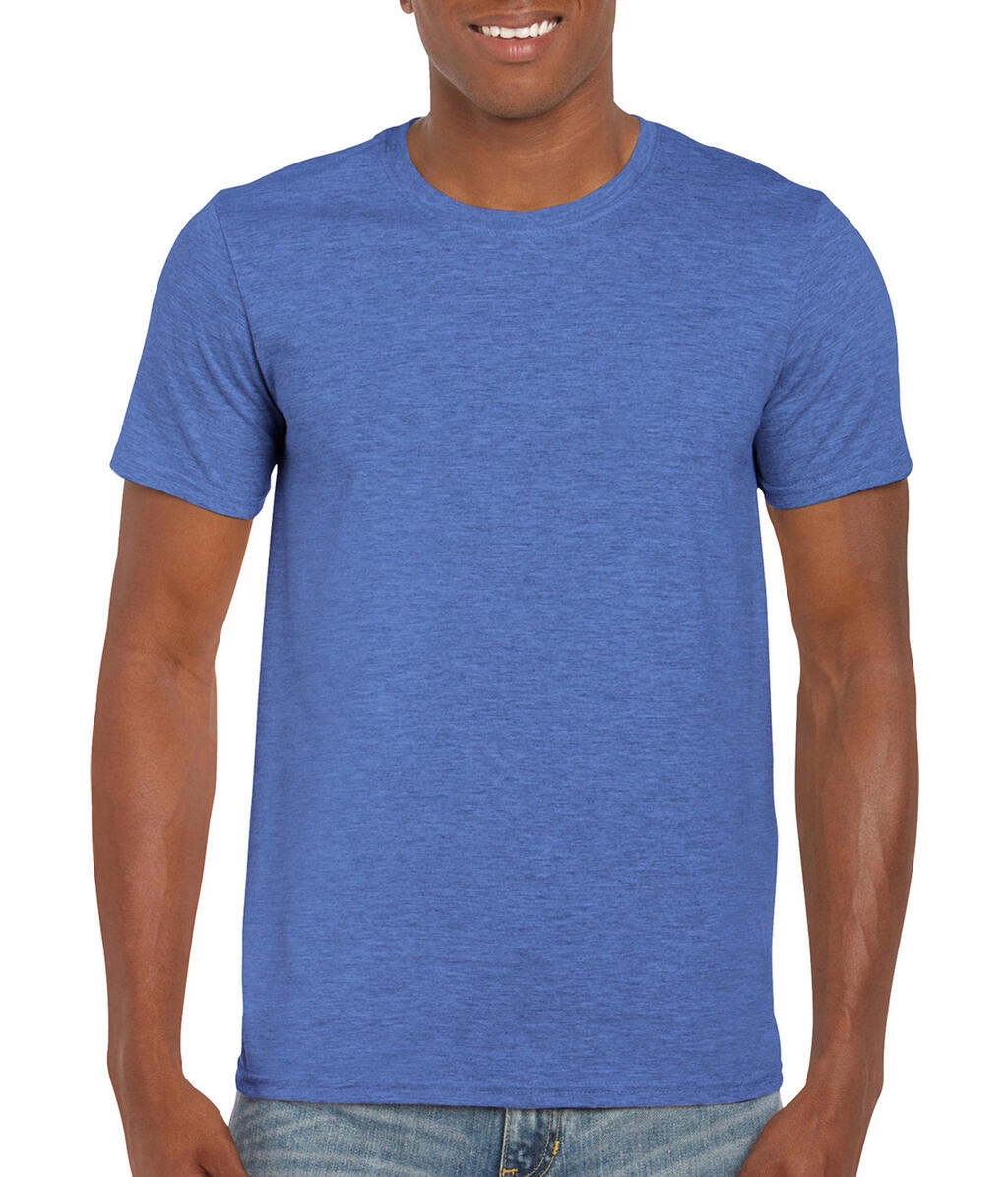  Softstyle® Ring Spun T-Shirt in Farbe Heather Royal