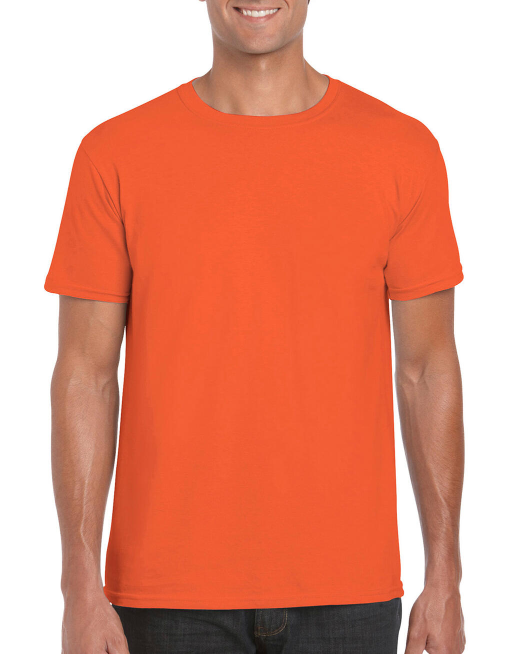  Softstyle® Ring Spun T-Shirt in Farbe Orange
