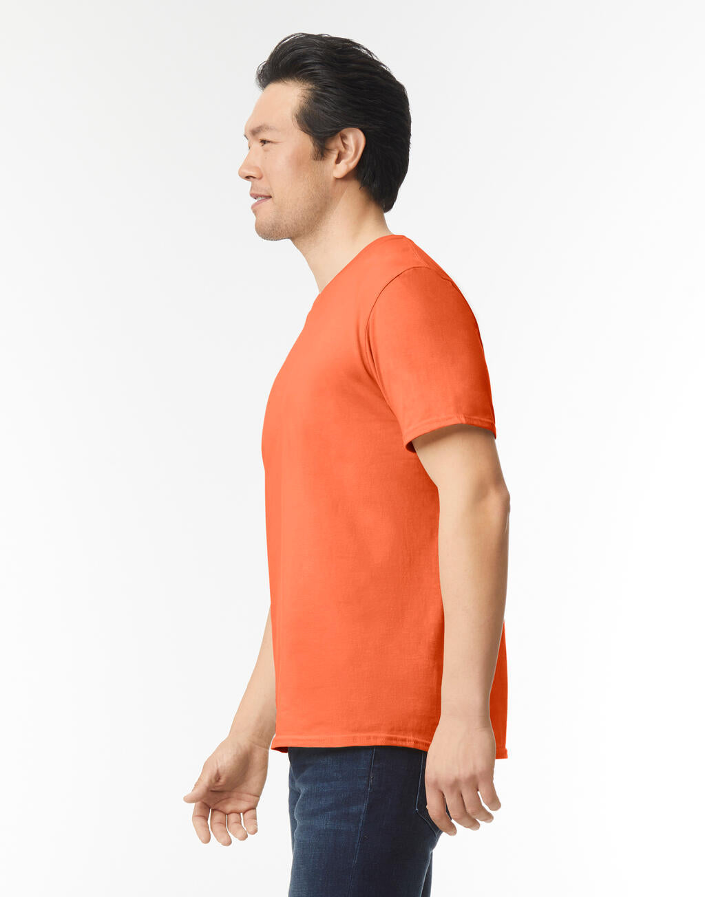 T-Shirt Gildan Herren Softstyle Adult 64000 150090002 in Orange