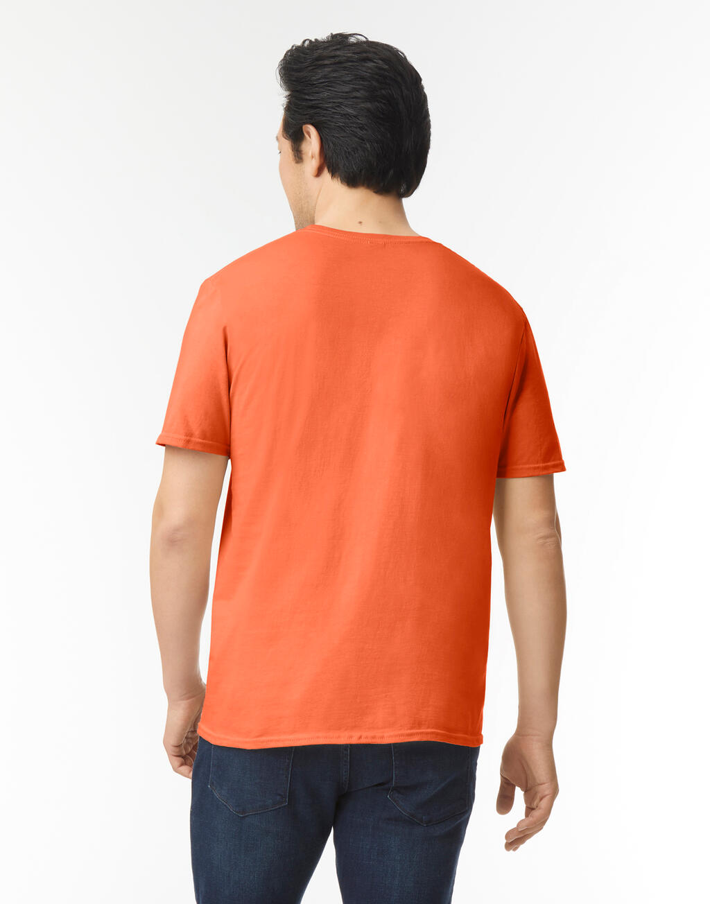 T-Shirt Gildan Herren Softstyle Adult 64000 150090002 in Orange