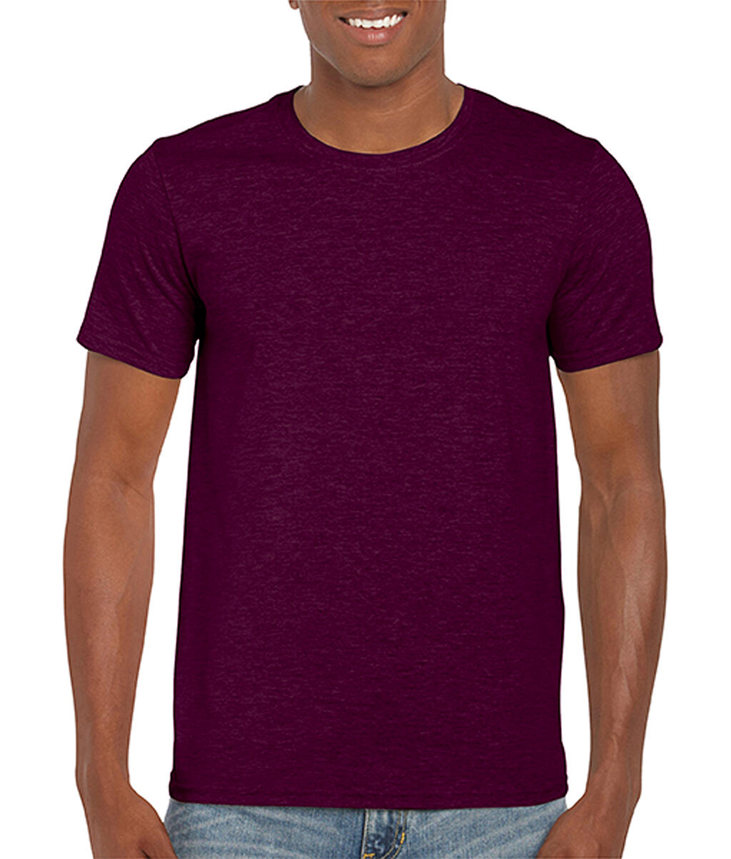  Softstyle® Ring Spun T-Shirt in Farbe Maroon