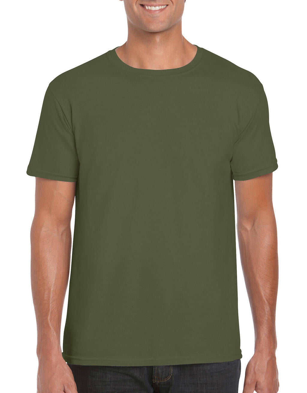 Softstyle® Ring Spun T-Shirt in Farbe Military Green
