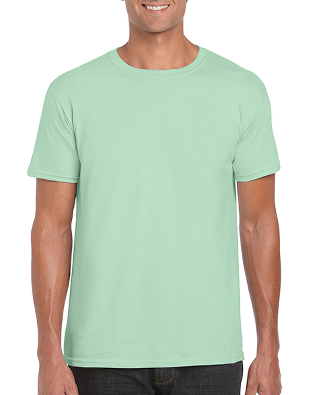  Softstyle® Ring Spun T-Shirt in Farbe Mint Green