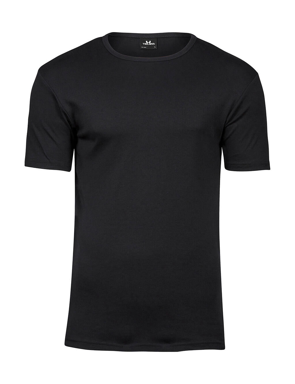  Men's Interlock T-Shirt in Farbe Black