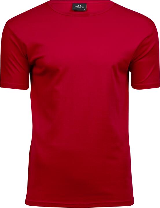  Men's Interlock T-Shirt in Farbe Red