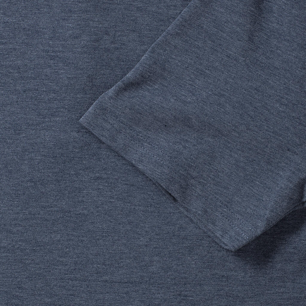  Men's Henley HD T in Farbe White