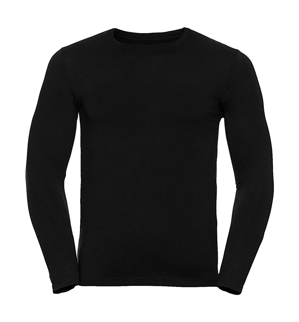  Men’s Long Sleeve HD T in Farbe Black