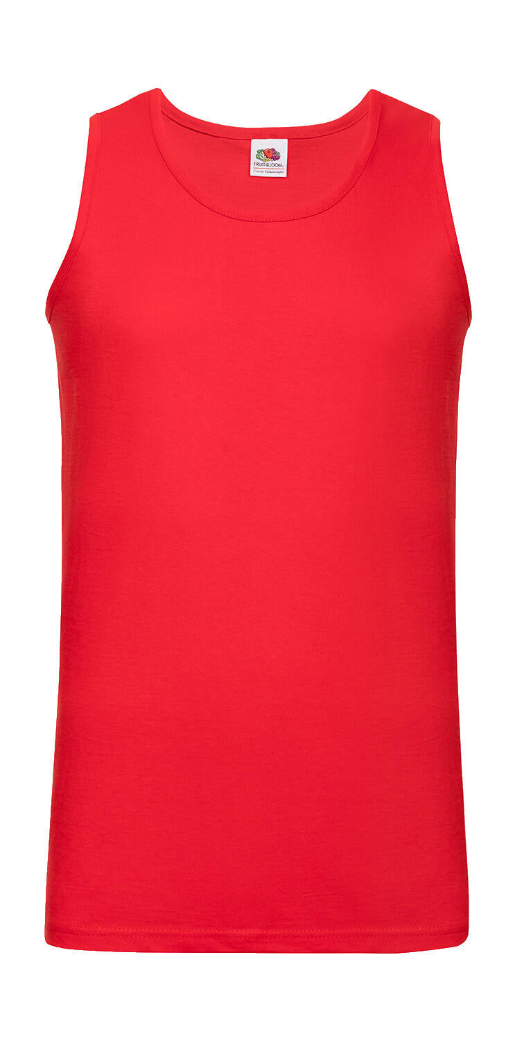  Valueweight Athletic Vest in Farbe Red