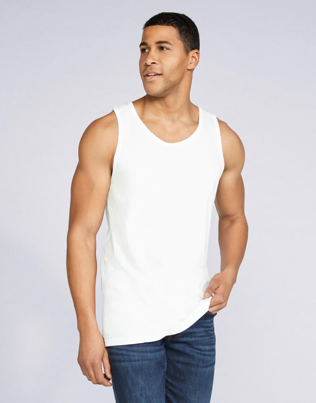  Softstyle® Adult Tank Top in Farbe White