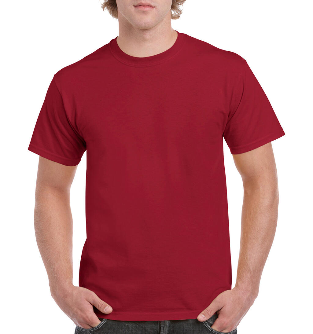  Heavy Cotton Adult T-Shirt in Farbe Cardinal Red