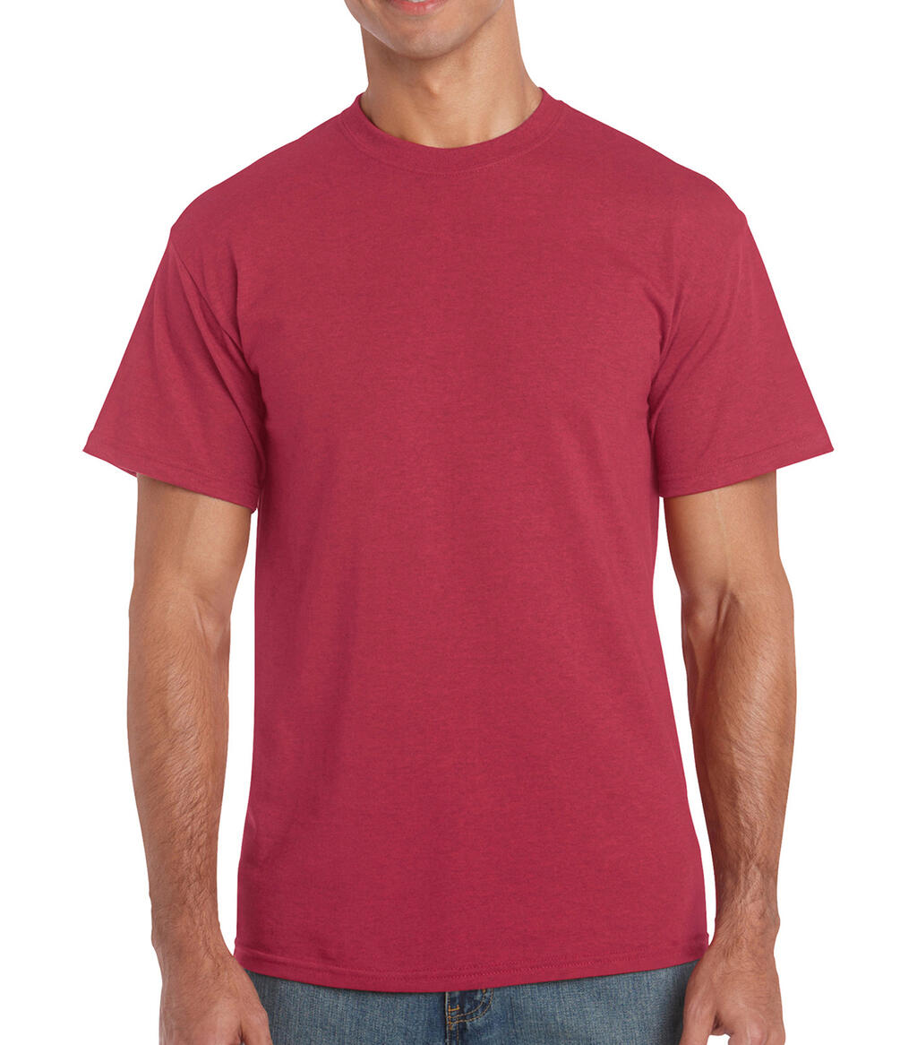 Heavy Cotton Adult T-Shirt in Farbe Antique Cherry Red