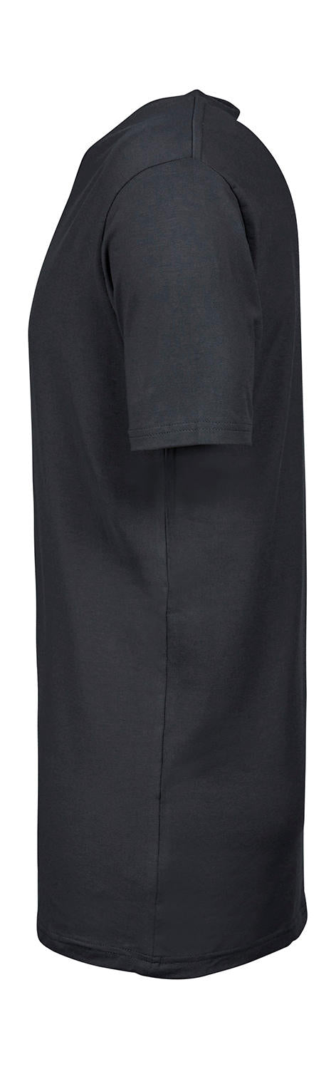  Men's Stretch V-Tee in Farbe White