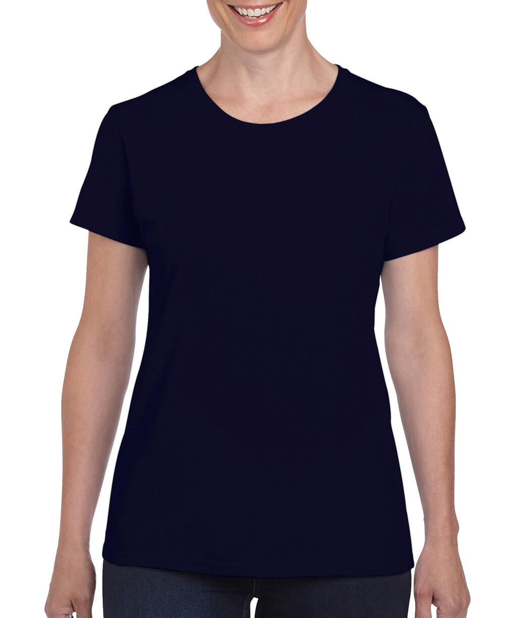  Ladies' Heavy Cotton T-Shirt in Farbe Navy