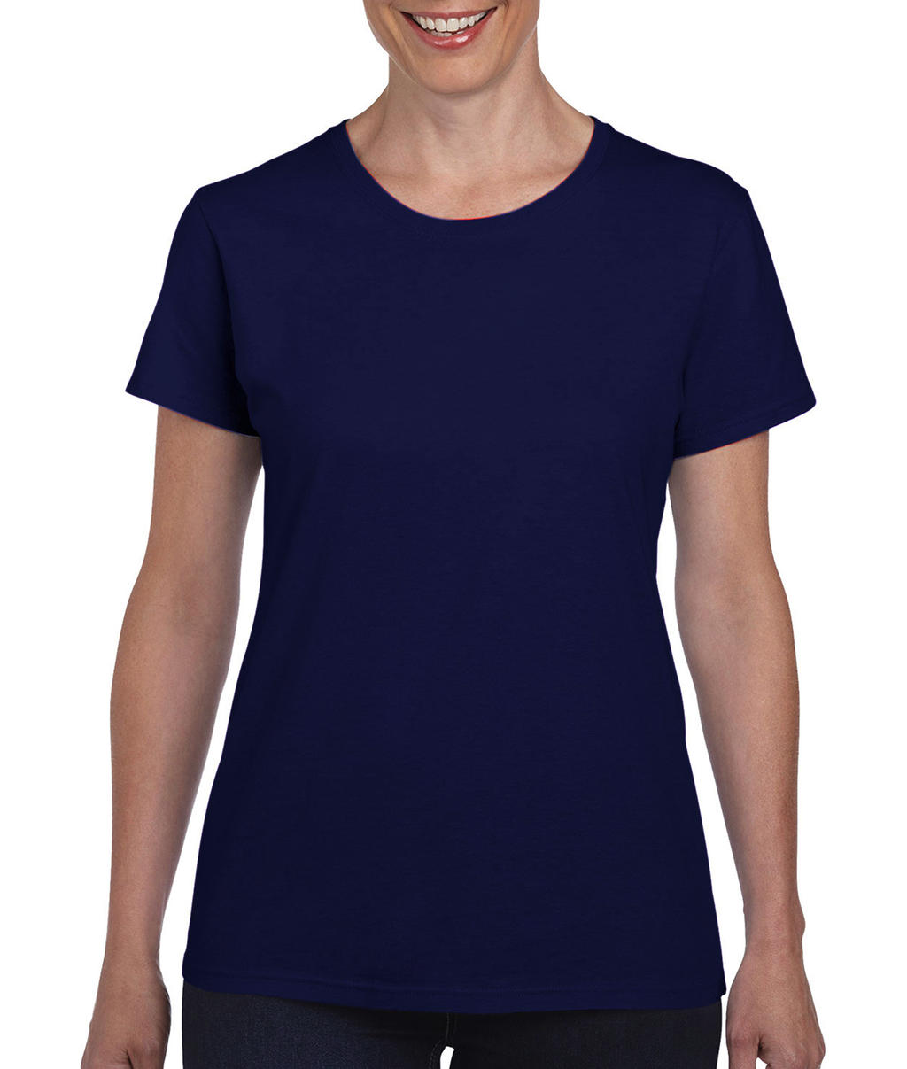  Ladies' Heavy Cotton T-Shirt in Farbe Cobalt