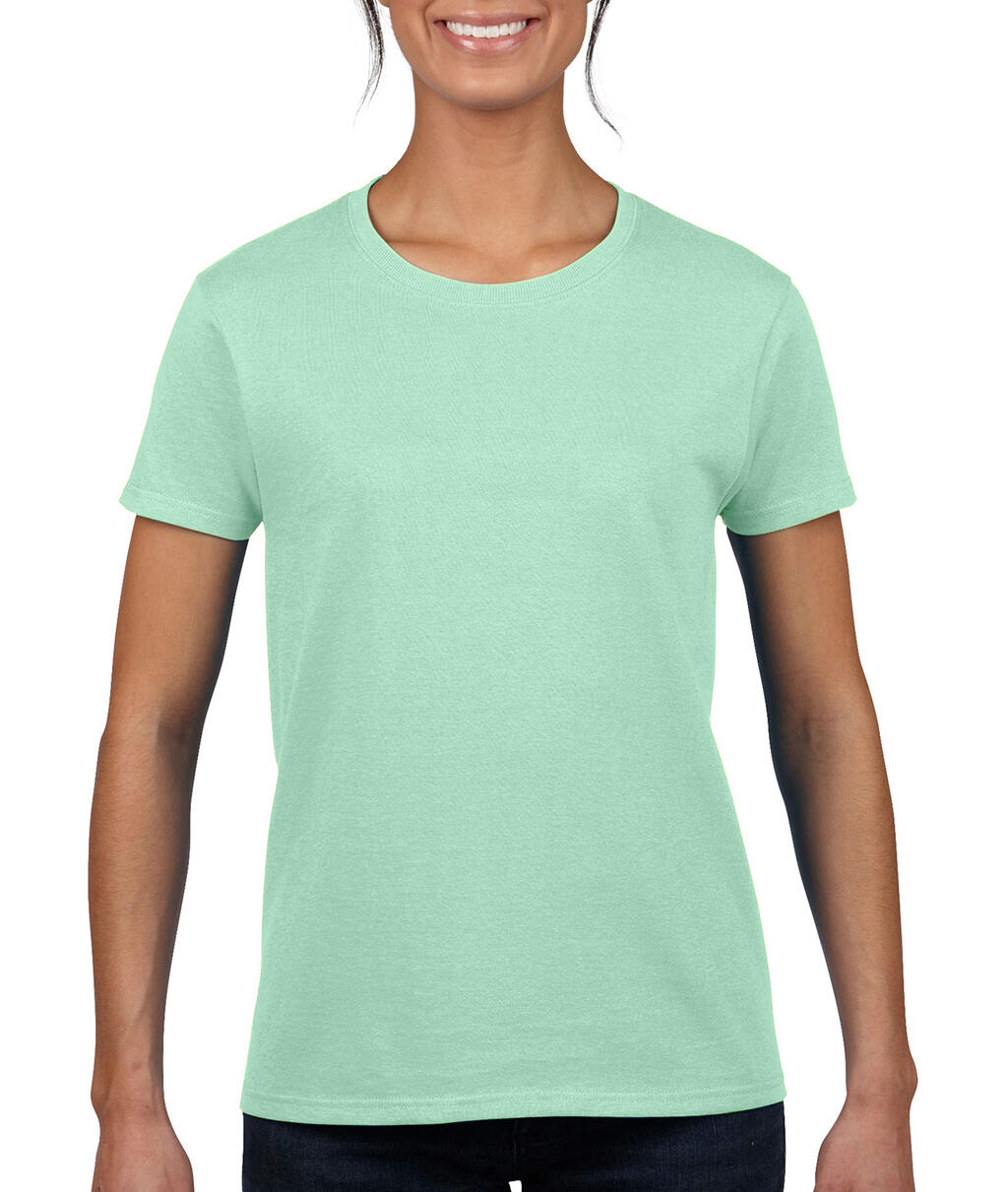  Ladies' Heavy Cotton T-Shirt in Farbe Mint Green