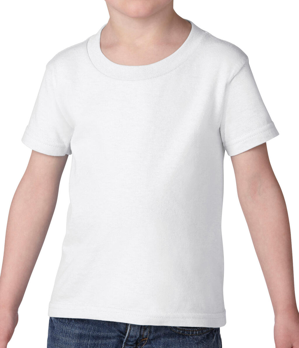  Heavy Cotton Toddler T-Shirt in Farbe White
