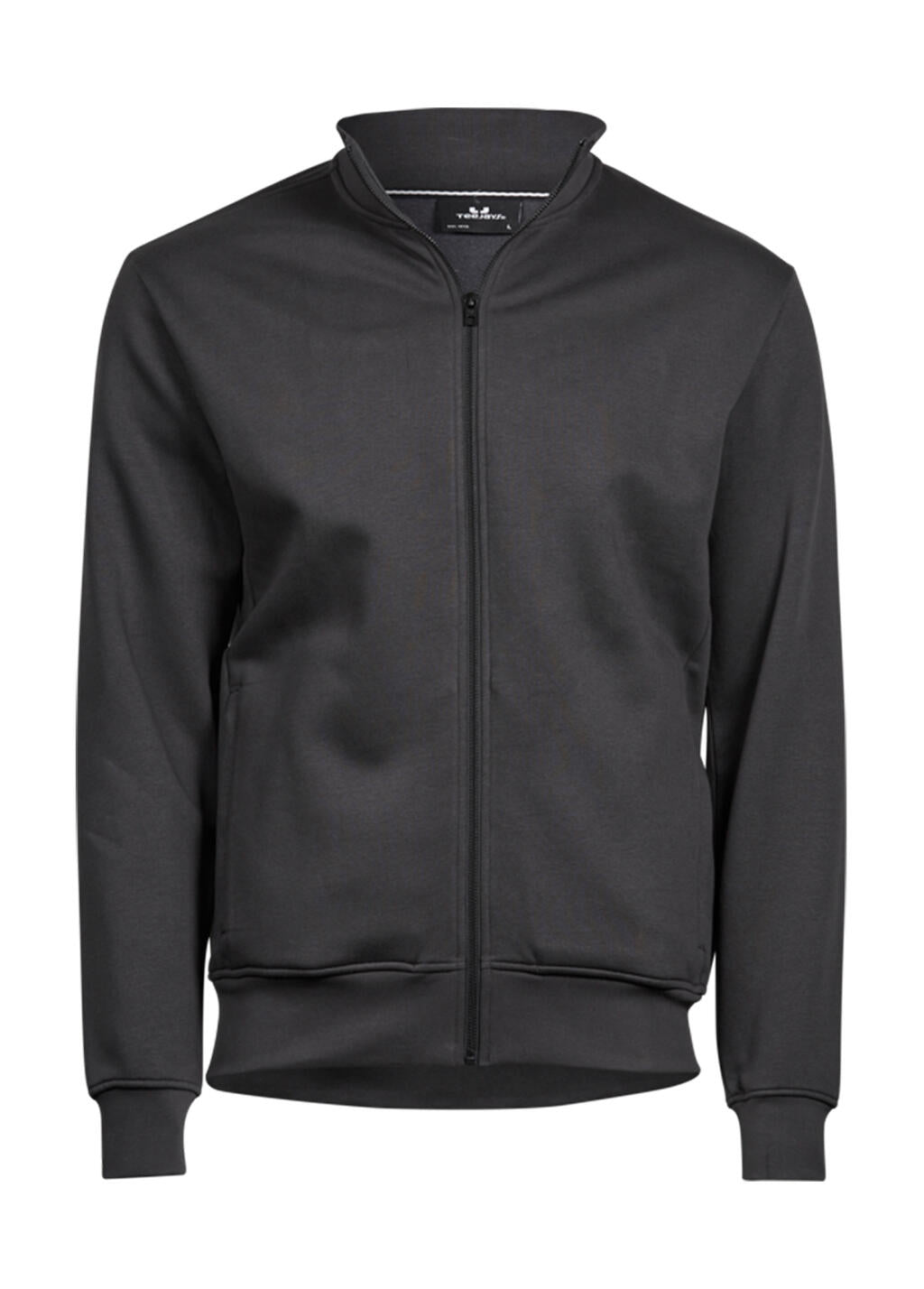  Full Zip Cardigan in Farbe Dark Grey