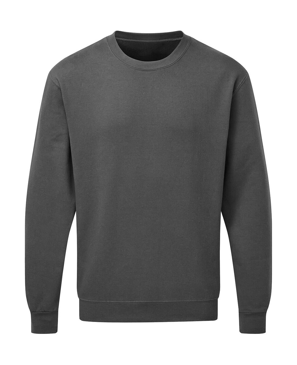 Crew Neck Sweatshirt Men in Farbe Grey