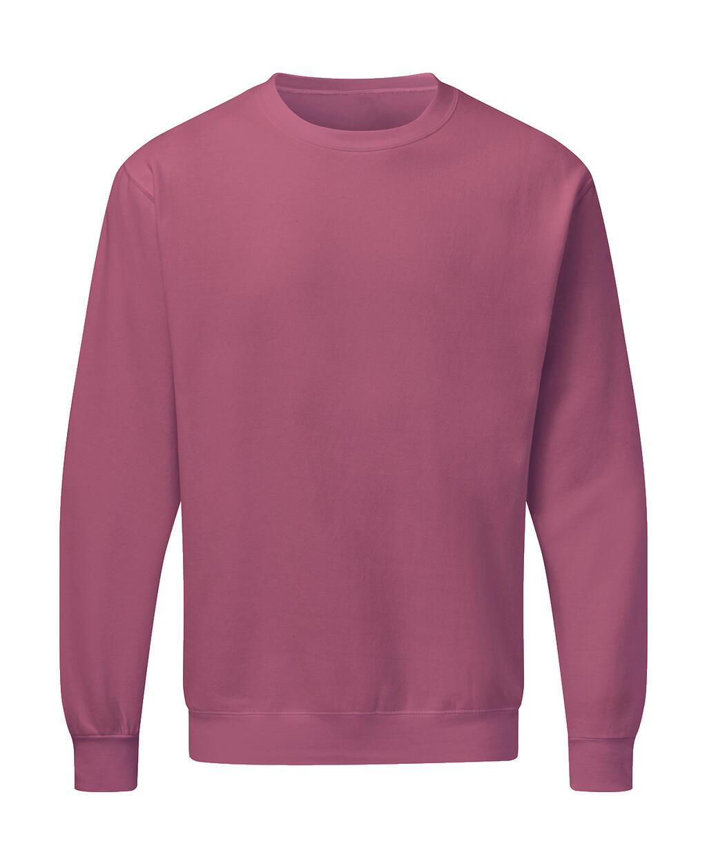 Crew Neck Sweatshirt Men in Farbe Cassis